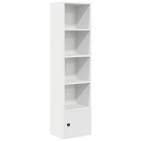 Libreria Bianca 31x24x127 Cm In Legno Multistrato - Foto 2