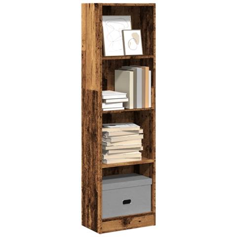 Libreria Legno Antico 40x24x143 Cm In Truciolato - Foto 1