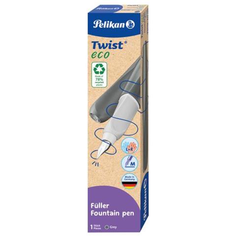 822220 Penna Stilografica Sistema Di Riempimento Della Cartuccia Grigio 1 Pz - Foto 1