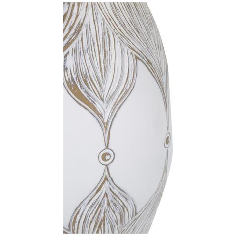 Lampada Da Tavolo Mf166 - Bianco - Poliresina - 38x38x67 Cm - Foto 2