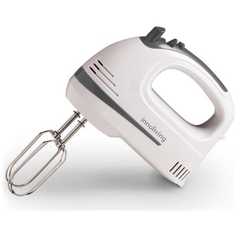 Sbattitore Elettrico INN-882/INN-883, 6 Velocità Regolabili, Fruste in Acciaio Inox, Funzione Turbo, Design Compatto, Ideale per Impasti, Montare Panna e Uova, Tasto Eject (INN-882) - Foto 2