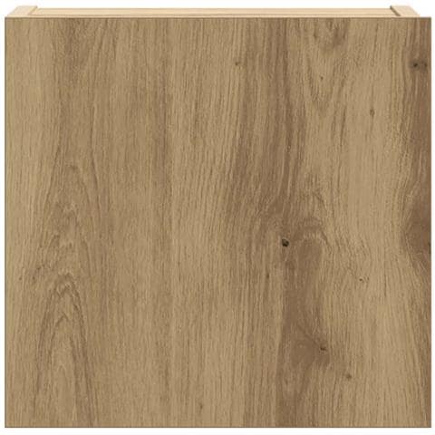 Set Mobile TV 5 pz Montato a Parete Rovere in Legno Multistrato - Foto 9