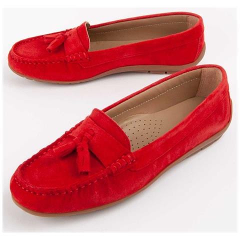 Mocassino Meilis3 Rosso Rosso Pelle Naturale - Foto 1