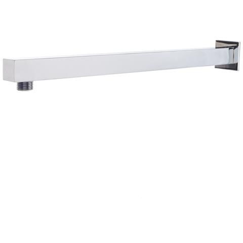 Braccio Doccia A Parete Acciaio Inox Quadrato 40 Cm Parigi - Satinato - Foto 1