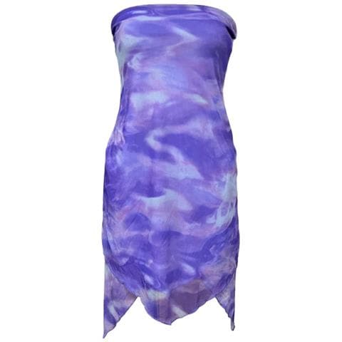 Abito Al Ginocchio Elegante Comodo Viola Taglia 42 - Foto 1