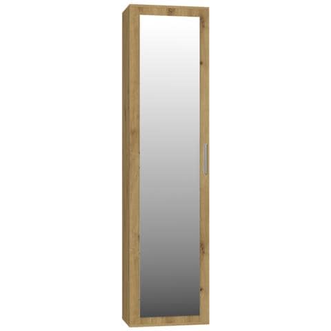 DUO SZAFKA ARTISAN armadio /guardaroba per camera da letto 2 ripiani 1 porta /porte Quercia - Foto 1