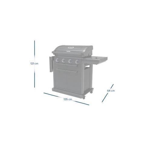 4 Series Classic 4 Series Onyx S 37386 Grill Carrello Gas Nero 15,9 W - Foto 8
