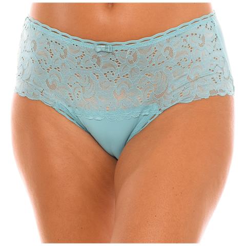 P0bvu Slip In Pizzo A Vita Alta Da Donna - Foto 1
