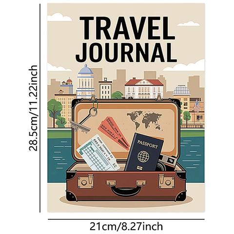 Diario Di Viaggio E Agenda Da Uomo: Taccuino Per Itinerari Di Viaggio E Avventure - Foto 2