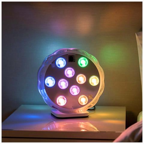 Lampada Led Decorativa Rgb Subacquea 5w Telecomandata Per Piscina E Acquario - Foto 2
