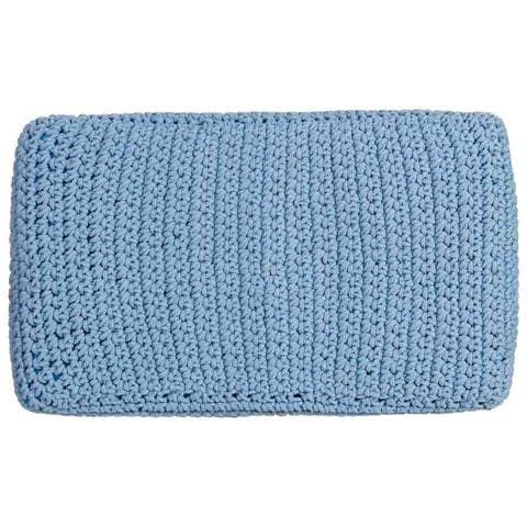 Panca In Legno E Cotone 67x30x43h Cm Blu - Foto 6