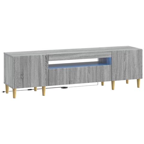 Mobile TV LED Sonoma grigio Legno ingegnerizzato - Foto 1