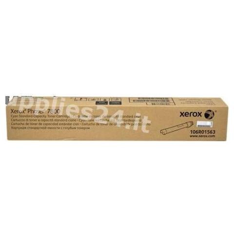 106R01563 Toner Originale Ciano per Xerox Phaser 7800/7800DN Capacità 6000 Pagine - Foto 3