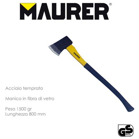 Scure da Spacco In Acciaio Temprato con Manico in Fibra di Vetro 1500 Gr - Foto 1