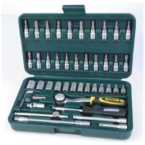 Set 46 Bussole Per Chiavi A Cricchetto 6,3 Mm 2040 - Foto 1