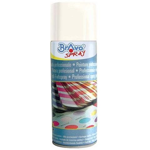 Smalto Spray Acrilico Rapida Essicazione Bianco - Ral 9010 Lucida 400 Ml Bravo - Foto 1