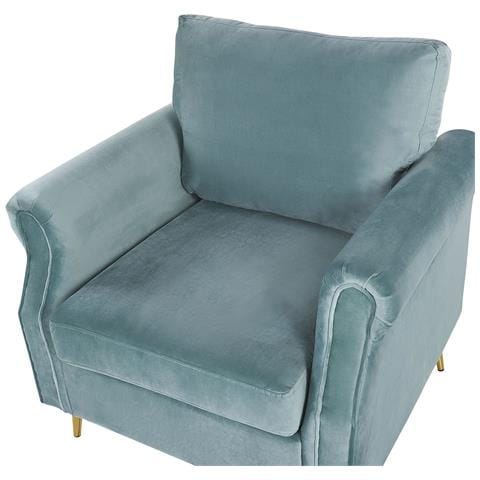 Poltrona In Velluto Verde Menta Vietas - Foto 16