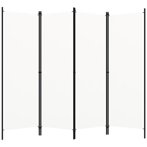 Paravento a 5 Pannelli Bianco 200x180 cm - Foto 1