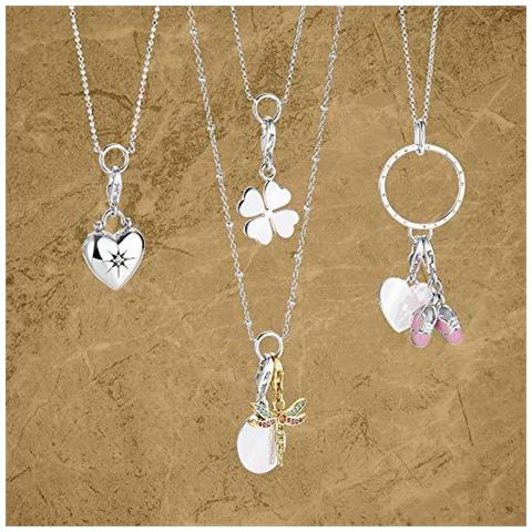 Donne-pendente Di Fascino Della Zampa Charm Club Argento 925 Zirconi Bianchi 1339-051-14 - Foto 2