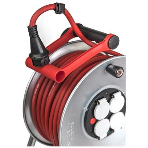 Avvolgicavo Silver 33m (ip44, Cablepilot), Made In France - Foto 1