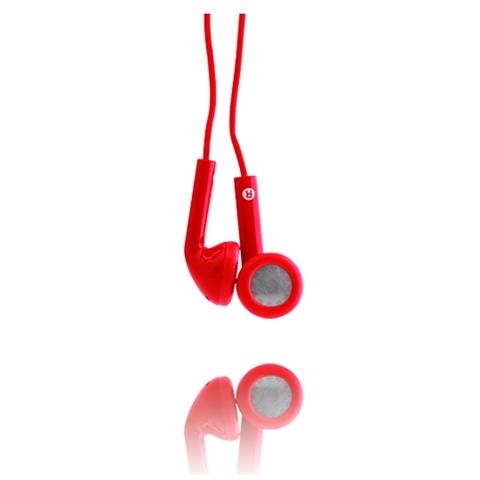 Earbud, Stereofonico, Rosso, Interno orecchio, Cablato, 10 mW, 3.5 mm (1/8")  - Foto 4