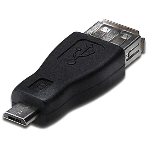 AK-AD-08 cavo di interfaccia e adattatore USB USB type micro-B Nero - Foto 1