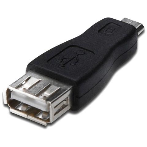 AK-AD-08 cavo di interfaccia e adattatore USB USB type micro-B Nero - Foto 2