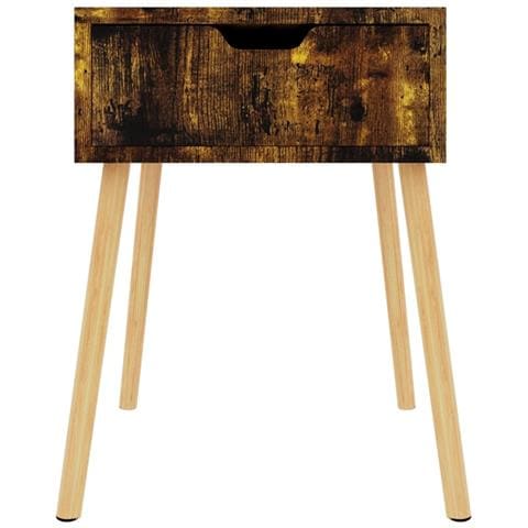 Comodino Rovere Fumo 40x40x56 cm in Legno Multistrato - Foto 10