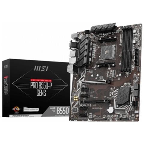 Scheda Madre PRO B550M-P GEN3 Socket AM4 micro ATX - Foto 1