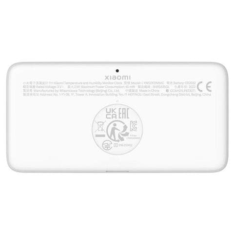 Orologio da Tavolo con Display 3-7" Sensore temperatura Umidità Bluetooth Colore Bianco - Foto 2