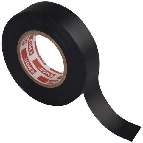 F61922 Nero Nastro Isolante Larghezza 19mm X Lunghezza 20mt Spessore 0,13 - Foto 1
