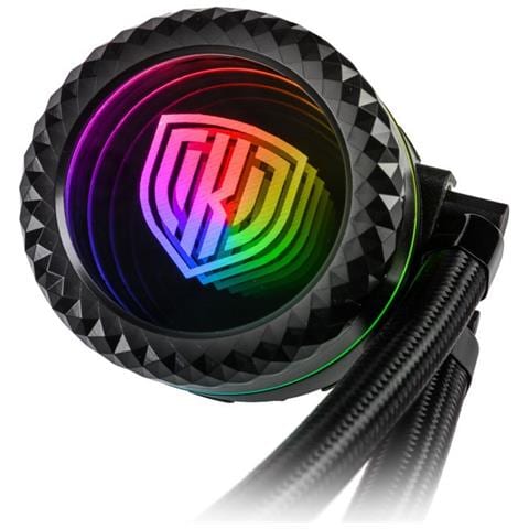 Dissipatore CPU a Liquido Umbra Void AIO per Socket LGA 1200 (Socket H5), LGA 1366 (Socket B), LGA 1700, LGA 2011 (Socket R), LGA 2011-v3 (Socket R), LGA 2066, Socket AM2, Socket AM2+, Socket AM3, Socket AM3+, Socket AM4, Presa di corrente AM5, Socket FM1, Socket FM2+ - Foto 2