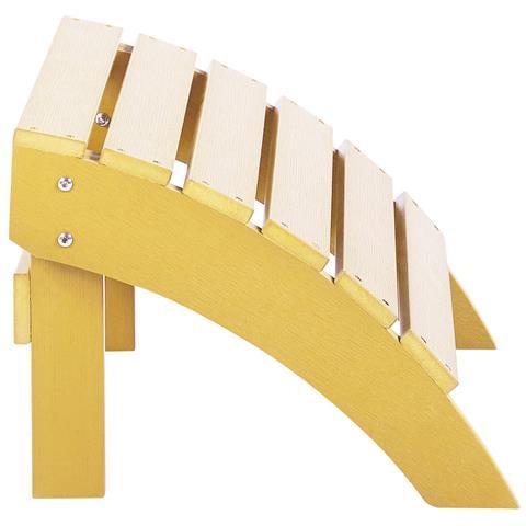 Poggiapiedi Da Giardino Giallo Per Sedia Adirondack - Foto 7