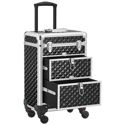 Trolley Makeup Professionale Alluminio Valigetta Trucco Estetista Beauty Case - Foto 1