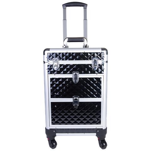 Trolley Makeup Professionale Alluminio Valigetta Trucco Estetista Beauty Case - Foto 5