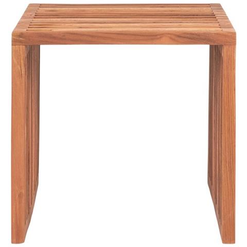 Tavolino Pego - Marrone - Legno - 40x40x40 Cm - Foto 2