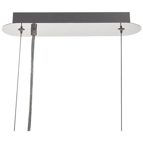 Lampadario Mandeo Vetro Argento - Foto 2