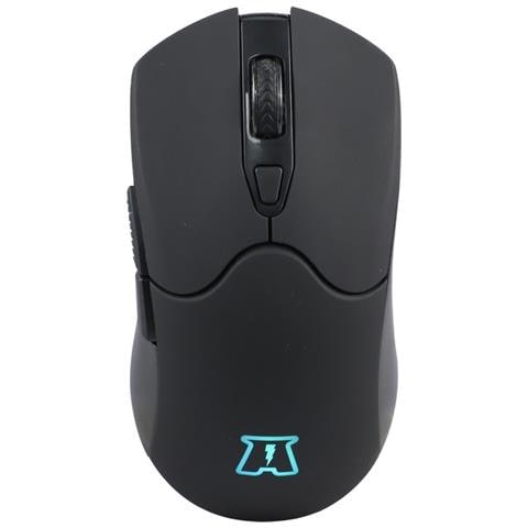 Mouse Gamer Wireless Otaku M04 3200dpi Rgb 7 Colori 6 Scorciatoie, Nero - Foto 1