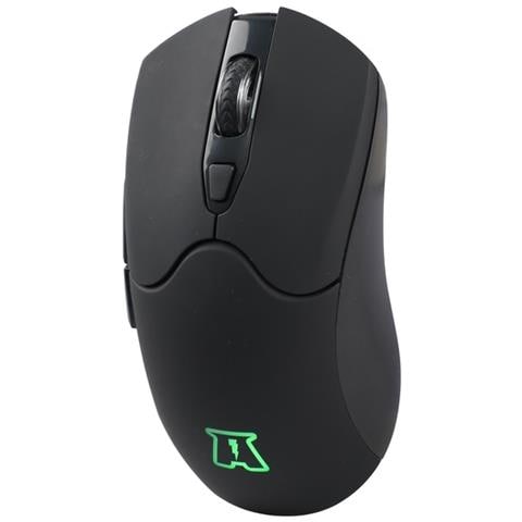 Mouse Gamer Wireless Otaku M04 3200dpi Rgb 7 Colori 6 Scorciatoie, Nero - Foto 2