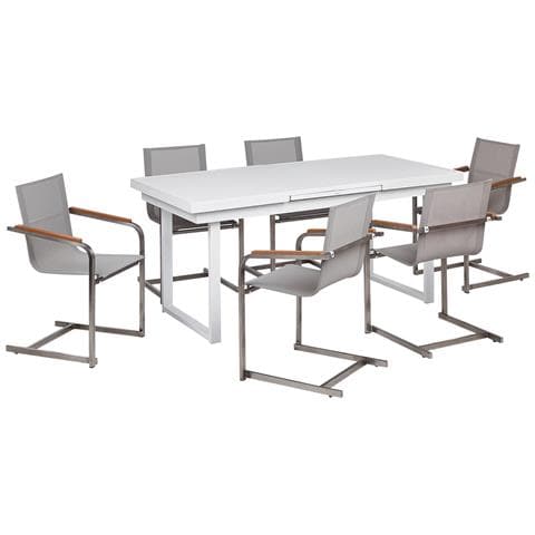 Set Da Pranzo Alluminio Acciaio Beige Valcanetto /cosoleto - Foto 2