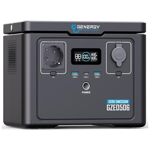 Centrale Elettrica Portatile Gze0506, 512wh / 600w. Generatore Solare /power Station - Foto 1