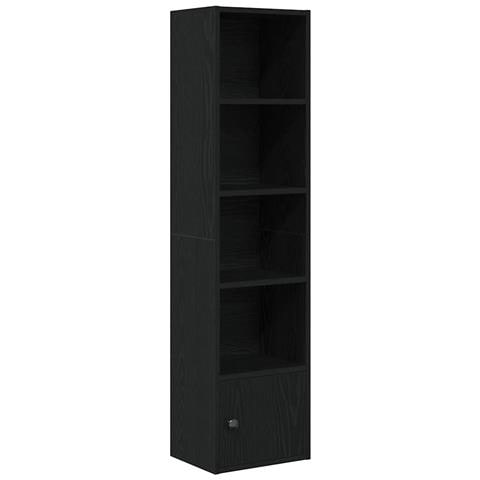 Libreria Rovere Nero 31x24x127 Cm In Legno Multistrato - Foto 2