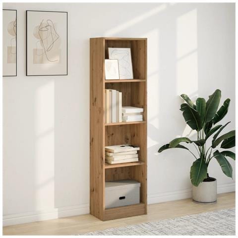 Libreria Rovere Artigianale 40x24x143 Cm In Truciolato - Foto 3