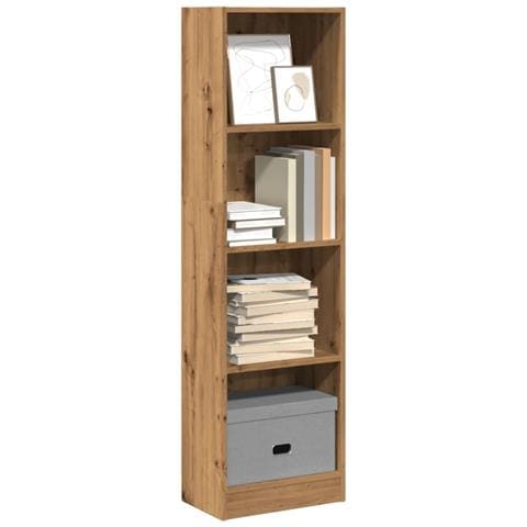 Libreria Rovere Artigianale 40x24x143 Cm In Truciolato - Foto 1