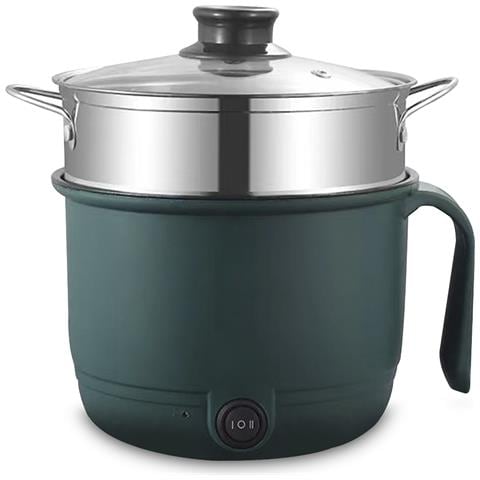 Pentola Elettrica Multifunzione: Cuociriso, Vaporiera, Pentola. Isolamento Termico Esterno, Controllo Della Temperatura, Fondo Antiaderente. Senza Bpa, Grado Alimentare. - Foto 1