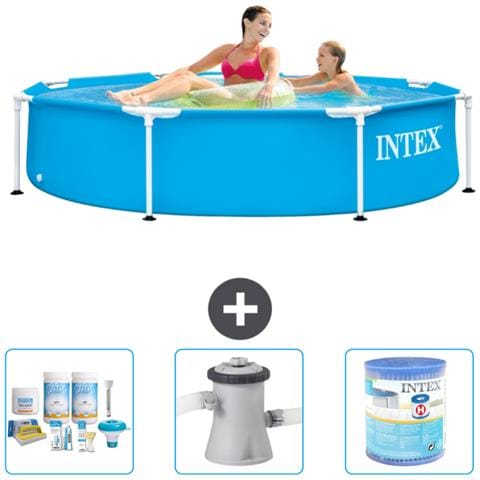 Piscina Fuori Terra - In Giro - 244x51 Cm - Blu - Include Accessori Coordinati A1408 - Foto 1