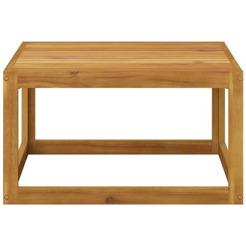 Tavolino Da Caffè 68x68x29 Cm In Legno Massello Di Acacia - Foto 1