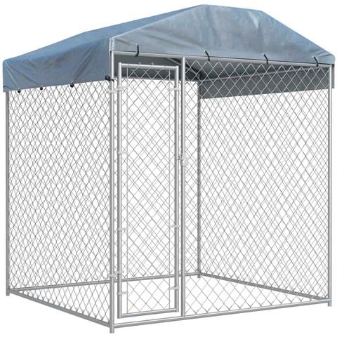 Canile Da Esterno Con Tetto 193x193x225 Cm - Foto 2