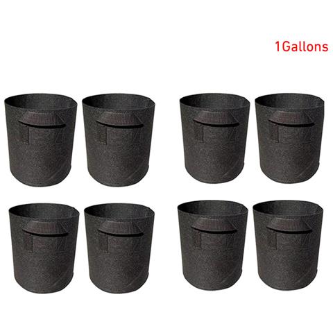Vasi Per Piante Da Laghetto Da 1 Gallone 8 Pezzi (5,9x7,1 Pollici) - Nero - Foto 6