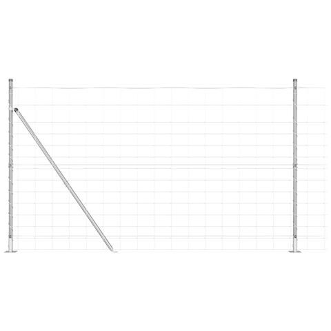 Recinzione Metallica Saldato con Base in Cemento 50 x 1,4 m - Foto 1